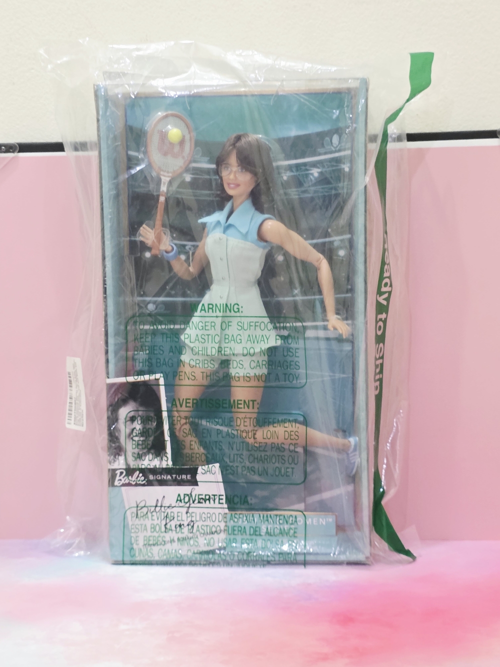 New Barbie Billie Jean King Inspiring Doll Tennis Icon Equality Champion Mattel